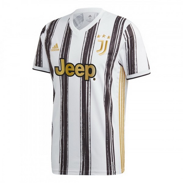 Tailandia Camiseta Juventus Primera Equipación 2020-2021 Blanco Negro